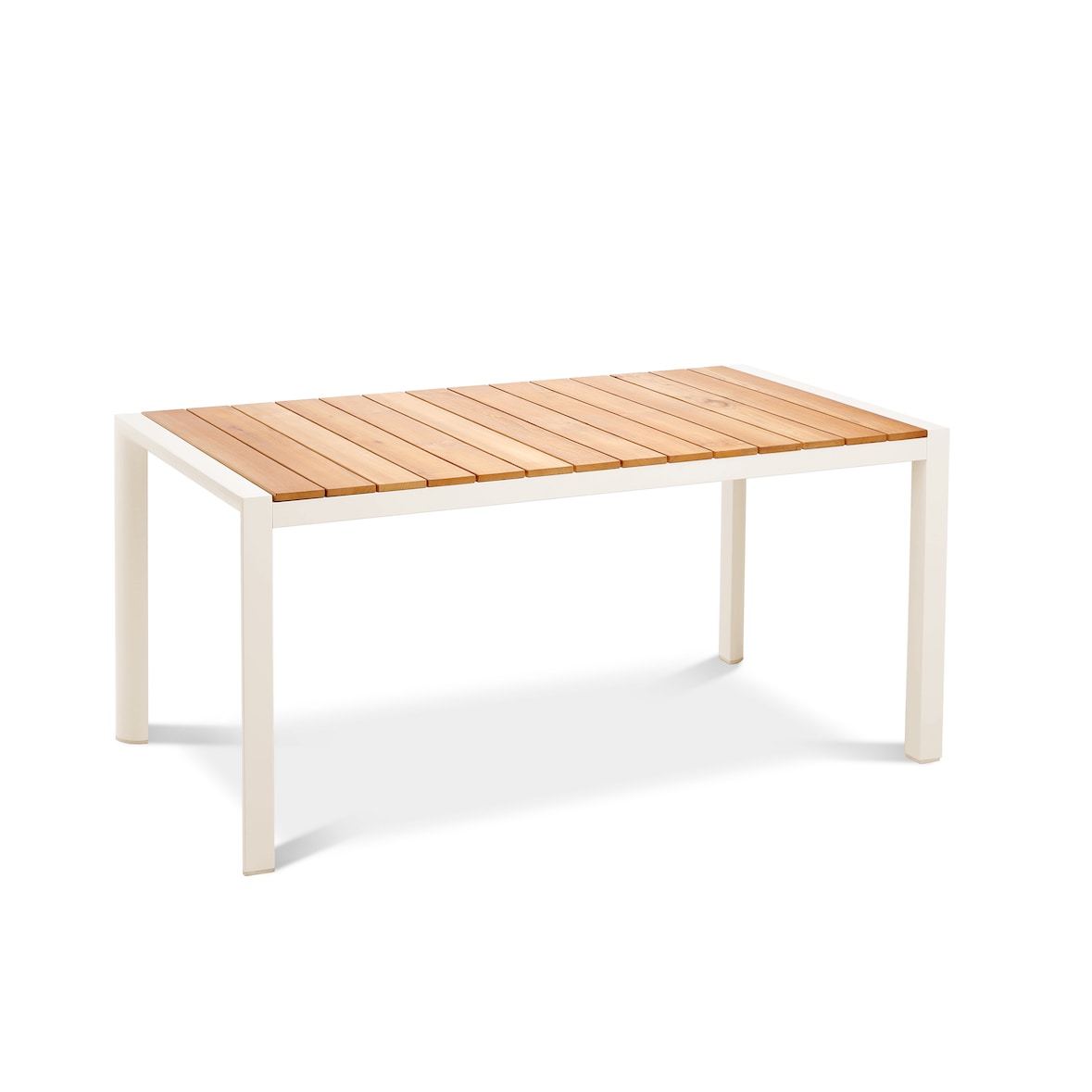 Paros – Gartentisch 160x90 cm   Teakholz – Sand
