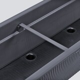 thumbnail of Balkonkasten mit Wasserspeicher 12,18,25 Liter Pflanzkasten für Balkon 4 Farben 18 anthrazit