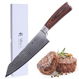 thumbnail of Wakoli EDIB Damast Chefmesser Kiritsuke I 20 cm Klinge I Pakkaholzgriff