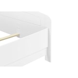 thumbnail of Weißes Bett Seniorenbett extra hoch 140x200 weiß Zubehör wählbar V-60.44W-14 Rollrost und Matratze inkl.