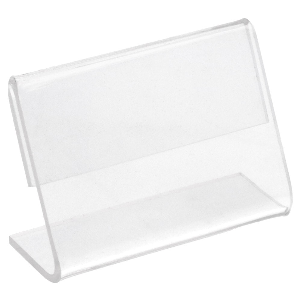 Garcia de Pou - 10 U. Cavaletti Per Etichette 6X4X2,5 Cm Trasparente Pvc