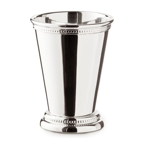 Vase Dekovase Bechervase Perla, schwerversilbert, Höhe 11 cm, Durchmesser 9 cm, Füllmenge 300 ml
