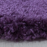 thumbnail of Hochflorteppich Shaggy Einfarbig Weich Flauschig Waschbar Strapazierfähig Schlafzimmer Rund Violett 120x120 cm – SALZACH von Kadima Design