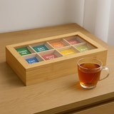 thumbnail of WellHome - Bamboe thee organizer met 8 compartimenten