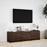 thumbnail of vidaXL TV-Schrank LED Braun Eichen-Optik 140x34x40 cm Holzwerkstoff