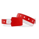 thumbnail of CombiCraft blanco vinyl polsbandjes rood 250 x 26 mm - 100 stuks