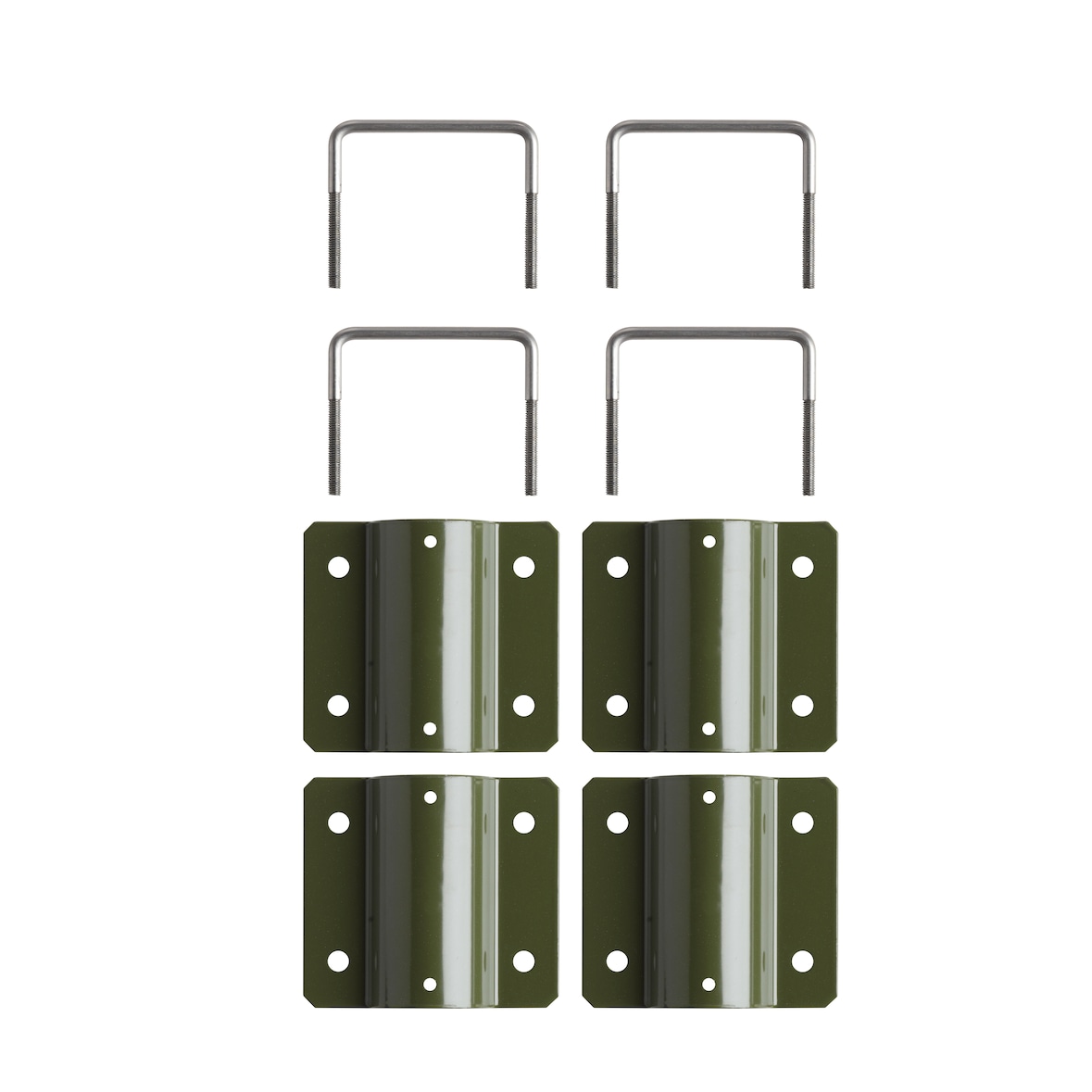 ROSSIGNOL Kit de fixation sur borne HYGECA pour corbeille EDEN EDEN vert olive