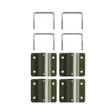 thumbnail of ROSSIGNOL Kit de fixation sur borne HYGECA pour corbeille EDEN EDEN vert olive