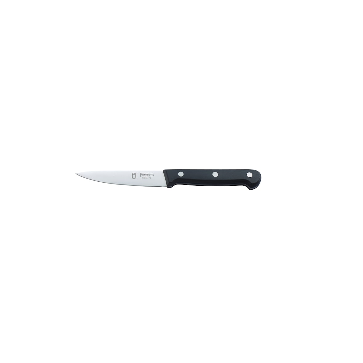 METRO PROFESSIONAL Cuchillo pelador Cuchillos universales, acero inoxidable, 10 cm, negro