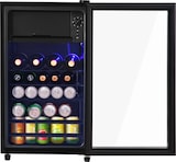 thumbnail of Merax Minibar Getränkekühlschrank mit Glastür, 40 x 43.5 x 71.6 cm, 76 L, E, 83 kWh/Jahr, 43 dB, schwarz