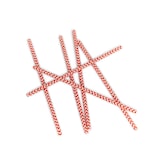 thumbnail of MONOUSO - Cannucce Carta Dritta Rosso Bianco Ø6mm 20cm (100 Pezzi)