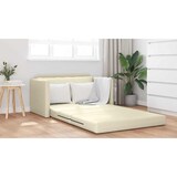thumbnail of vidaXL Schlafsofa 110cm Creme Kunstleder