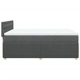 thumbnail of vidaXL Boxspringbett mit Matratze Dunkelgrau 160x200 cm Stoff