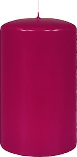 thumbnail of Flachkopf-Stumpenkerzen Burgund Rotbraun 150 x Ø 40 mm, 16 Stück