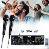 thumbnail of Colonnes Son HIFI/HOME-CINÉMA EVIDENCE ACOUSTICS EA700-BK - 1000W PMPO, Ampli stéréo 2x50W, USB Bluetooth, FM,  2 Micros karaoké