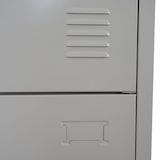 thumbnail of Locker HWC-G88, locker safe locker, metaal 185x38x45cm grijs