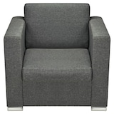 thumbnail of vidaXL Driedelig bankstel stof donkergrijs