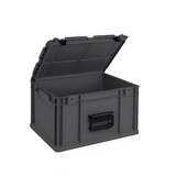 thumbnail of PROREGAL Eurobox NextGen Portable, HxBxT 13,5x40x60cm, 23 Liter, Schwarz, Eurobehälter, Transportbox, Transportbehälter, Stapelbehälter