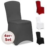 thumbnail of DETEX® 4er Set Stretch Hussen Grau Überwurf Rückenlehne