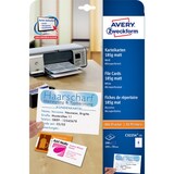thumbnail of AVERY Zweckform Inkjet/Laser Karteikarte, 105 x 70 mm, weiß