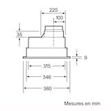 thumbnail of BOSCH Groupe Filtrant 53cm 618m3/h dhl555bl