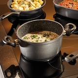 thumbnail of STONELINE® Kochtopf 20 cm, mit Glasdeckel, antihaftbeschichtete Topf, Induktion und backofengeeignet