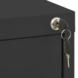 thumbnail of Décoshop26 - Büroschrank mit Schubladen 2 Schubladen 46 x 62 x 72,5 cm anthrazitfarbener Stahl DEC024501