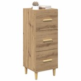 thumbnail of vidaXL Sideboard Artisan-Eiche 34,5 x 34 x 90 cm Holzwerkstoff