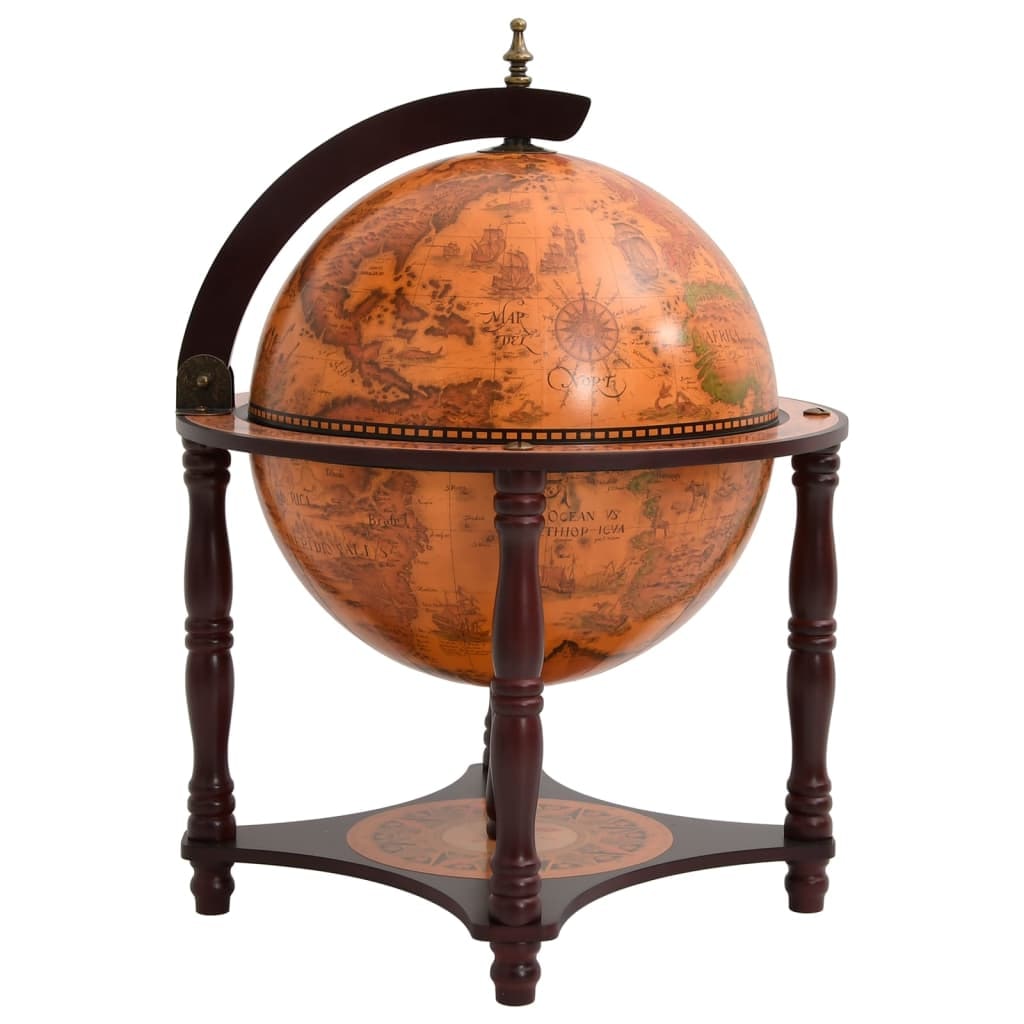 vidaXL Globe bar bruin massief hout eucalyptus