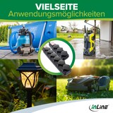 thumbnail of InLine® Outdoor-Steckdosenleiste, 3-fach Schutzkontakt, IP44, mit Schalter, 10m