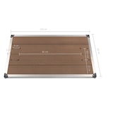 thumbnail of Helloshop26 - Receveur de douche extérieur bac à douche de jardin receveur de douche de terrasse piscine WPC acier inoxydable 110 x 02_0001982