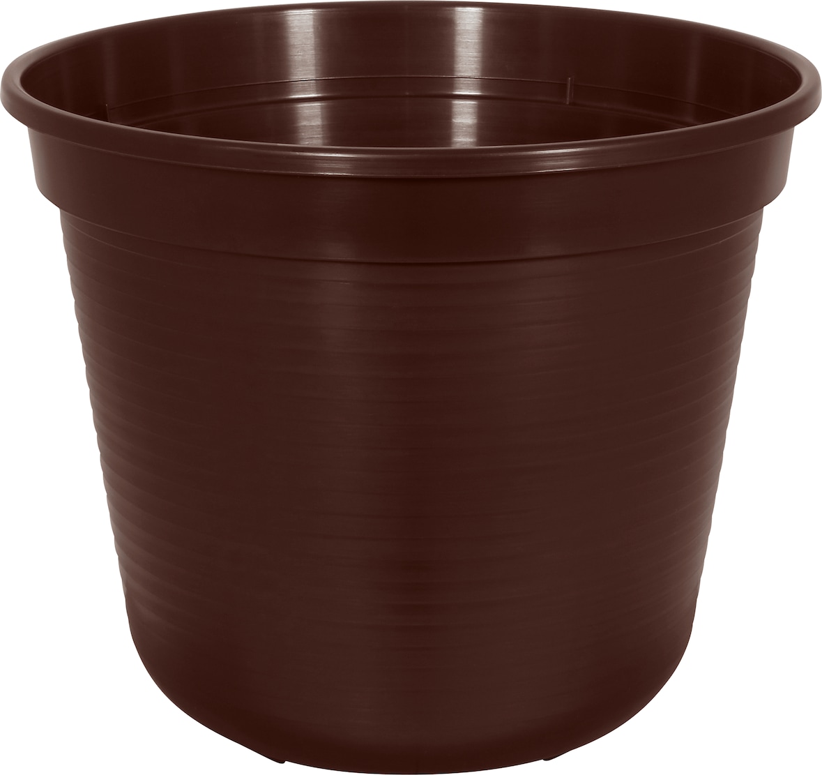 Geli Blumentopf Standard Ø 24 cm braun Pflanztopf Kunststoff frostfest 6 Liter