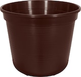 thumbnail of Geli Blumentopf Standard Ø 24 cm braun Pflanztopf Kunststoff frostfest 6 Liter