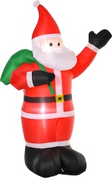 thumbnail of HOMCOM - aufblasbarer  Weihnachtsmann - 2,4 m - rot