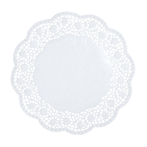 PAPSTAR 100 Tortenspitzen rund Ø 30 cm weiss