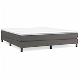 thumbnail of vidaXL Boxspringbettgestell Grau 180x200 cm Kunstleder