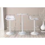 thumbnail of Conjunto de 2 Taburetes de bar & 1 Mesa alta Fernie Blanco