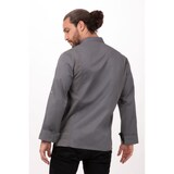 thumbnail of Chef Works® Kochjacke LANSING, Druckverschluss, Cool Vent™, lite, Grau, Größe 4XL