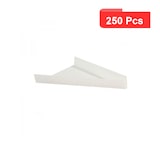 thumbnail of NVASE - 250Uds - Cuña cartón blanco para porción pizza o tarta triangular 175x27mm A27mm - NVS210SLICEBL