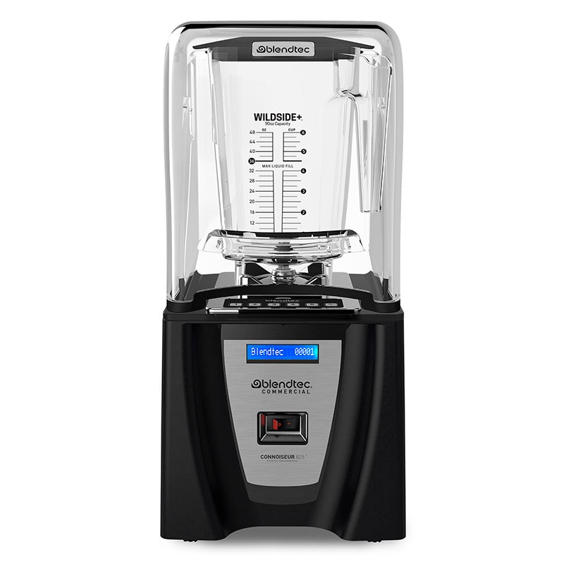 BLENDTEC - C825D46Q-EUB1GB1D - Batidora Blender  CONNOISEUR 825 con 2 Jarras WILDSIDE+ con tapa plana blanda(1800W) - (3,8 HP)