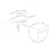 thumbnail of Telefunken ECHS65A-B2 Einbauherd-Set | Elektro-Herd-Kochfeld-Kombi | Backofen & Glaskeramik-Kochfeld | Hot Air Shield