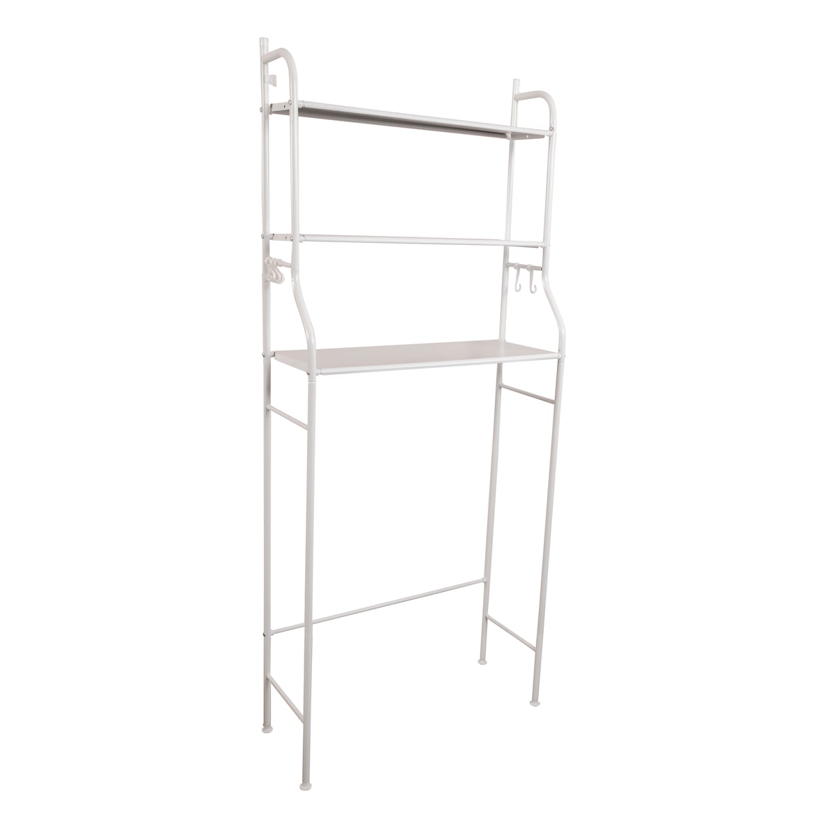 Casa Collection scaffale lavanderia in acciaio, 68*25*155 cm, bianco