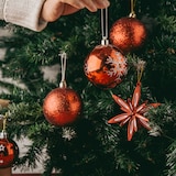 thumbnail of WellHome - Juego de 12 Bolas de Navidad color Rojo Ø5cm - Brillantes y mate