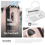 thumbnail of tectake Set di valigie rigide Cleo 4 pezzi con bilancia 48 x 30,5 x 75 cm Rosa Dorato
