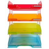 thumbnail of Exacompta - Réf. 113299SETD - Set de 4 corbeilles à courrier COMBO MIDI - 34,6x25,4x24,3 cm - pour format A4+ - Couleurs assorties