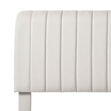 thumbnail of Merax Polsterbett Einzelbett 90x200 aus Leinen & Kiefernholz & Metall mit Lattenrost & Kopfteil für Schlafzimmer Beige