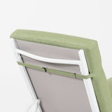 thumbnail of Almofada para espreguiçadeira de jardim, repelente à água, poliéster 200 gr, cor verde, 69 + 121 cm x60 cm x10 cm