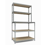 thumbnail of TKT Schwerlastregal Steckregal 180x100x60/30 3+2cm 175/100kg 5Böden Work System