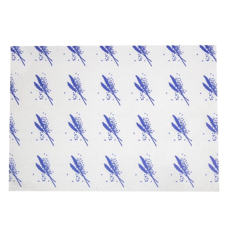 Hamburgerpapier blau