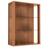 thumbnail of VCM Wandvitrine Udina Kern-Nussbaum H. 80 x B. 60 x T. 25 cm